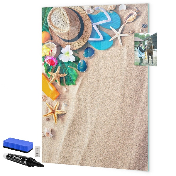 Tableau effaçable magnétique Un tableau créatif pour les souvenirs de vacances