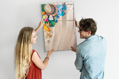 Tableau effaçable magnétique Un tableau créatif pour les souvenirs de vacances