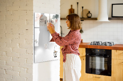 Tableau magnétique effaçable Planifier avec joie et créativité