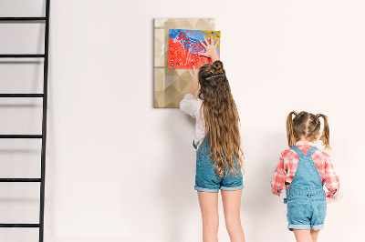 Tableau effaçable magnétique Tableau moderne pour notes et photos
