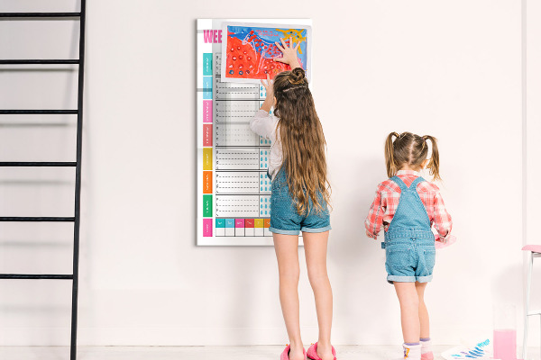 Tableau effaçable magnétique Planificateur de repas pour chaque semaine