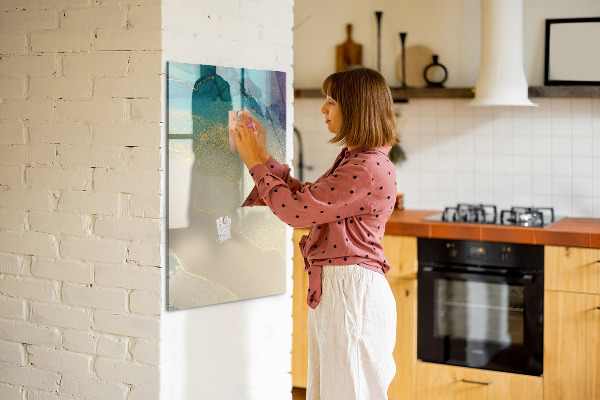 Tableau magnétique effaçable Un tableau élégant pour les notes et les photos