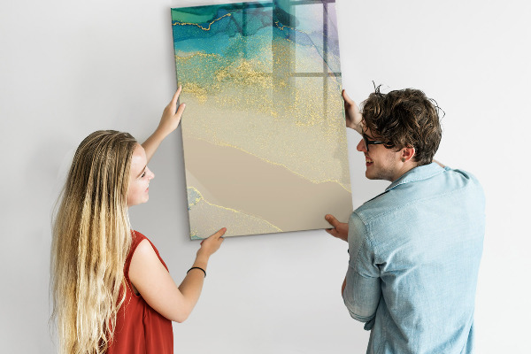Tableau magnétique effaçable Un tableau élégant pour les notes et les photos