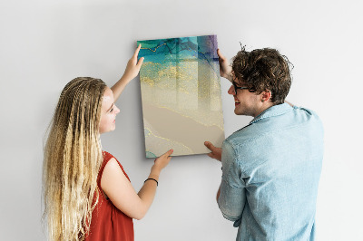 Tableau magnétique effaçable Un tableau élégant pour les notes et les photos