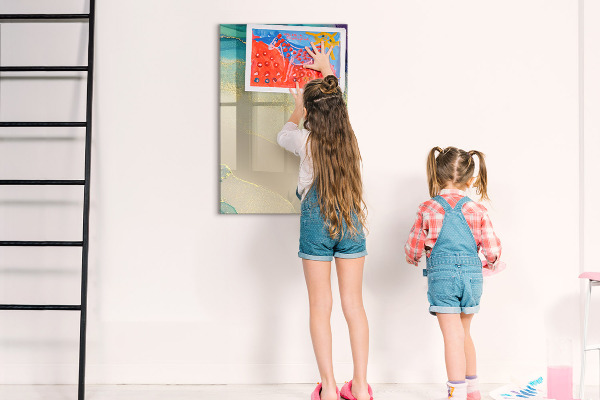 Tableau magnétique effaçable Un tableau élégant pour les notes et les photos