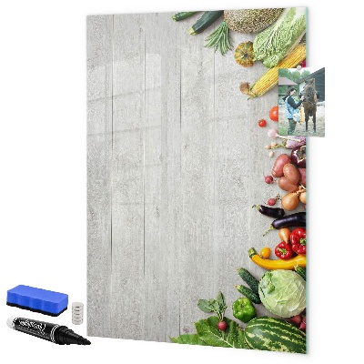 Tableau effaçable magnétique Tableau créatif pour notes et photos