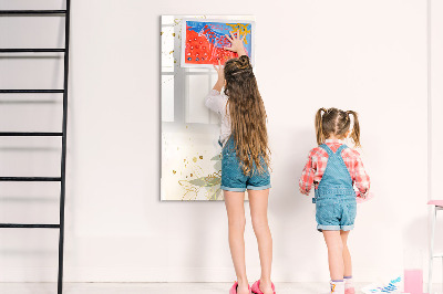 Tableau effaçable magnétique Tableau créatif pour photos et notes