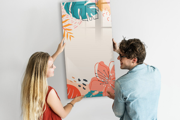 Tableau effaçable magnétique Un tableau coloré pour les notes et les photos
