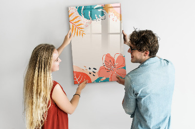 Tableau effaçable magnétique Un tableau coloré pour les notes et les photos