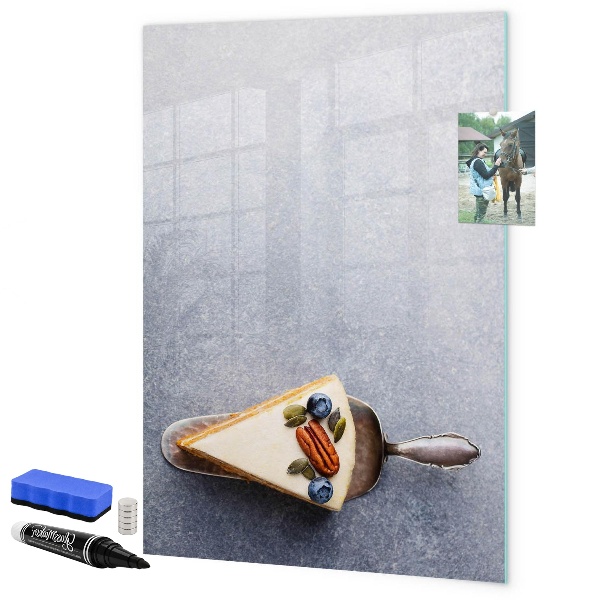 Tableau effaçable magnétique Tableau créatif pour notes et photos