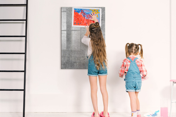 Tableau magnétique effaçable Tableau moderne pour notes et photos