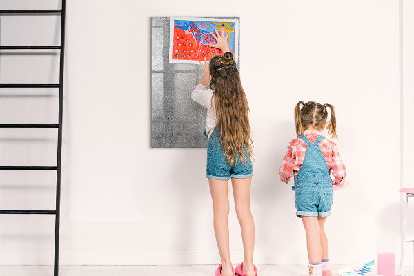 Tableau magnétique effaçable Tableau moderne pour notes et photos