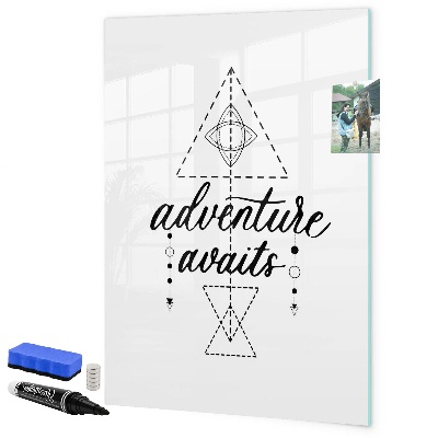 Tableau magnétique effaçable Un espace créatif pour les souvenirs et les aventures