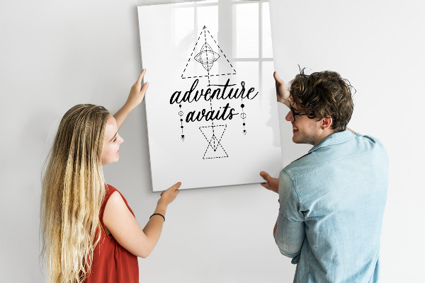 Tableau magnétique effaçable Un espace créatif pour les souvenirs et les aventures