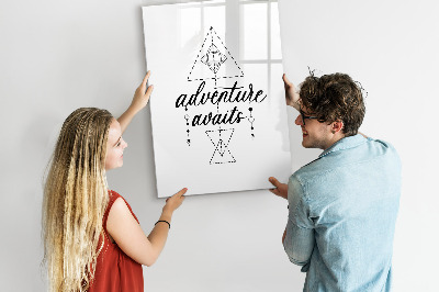 Tableau magnétique effaçable Un espace créatif pour les souvenirs et les aventures
