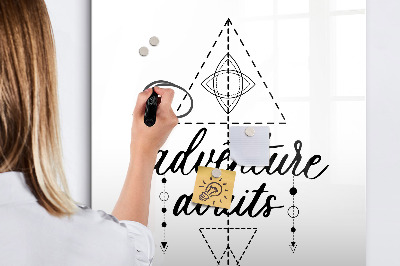Tableau magnétique effaçable Un espace créatif pour les souvenirs et les aventures