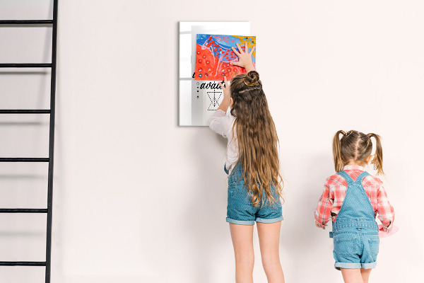 Tableau magnétique effaçable Un espace créatif pour les souvenirs et les aventures