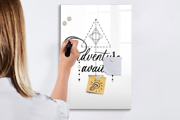 Tableau magnétique effaçable Un espace créatif pour les souvenirs et les aventures