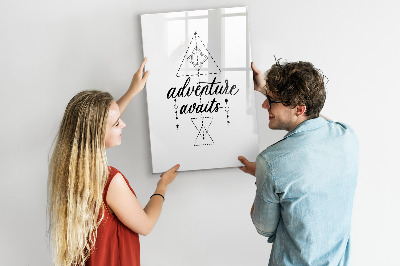 Tableau magnétique effaçable Un espace créatif pour les souvenirs et les aventures