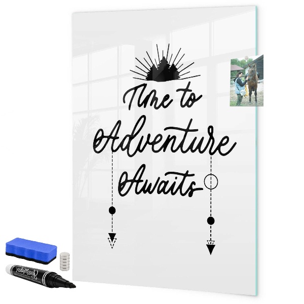 Tableau effaçable magnétique Un espace créatif pour les souvenirs et les photos