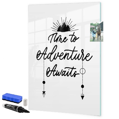 Tableau effaçable magnétique Un espace créatif pour les souvenirs et les photos