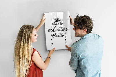 Tableau effaçable magnétique Un espace créatif pour les souvenirs et les photos