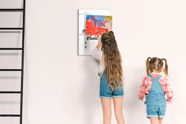 Tableau effaçable magnétique Un espace créatif pour les souvenirs et les photos