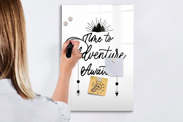 Tableau effaçable magnétique Un espace créatif pour les souvenirs et les photos