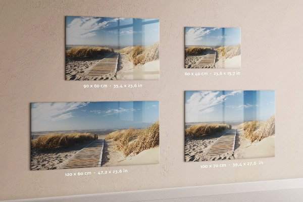 Tableau effaçable magnétique Plage, souvenirs et créativité en photos