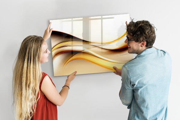 Tableau effaçable magnétique Un espace moderne pour présenter des photos