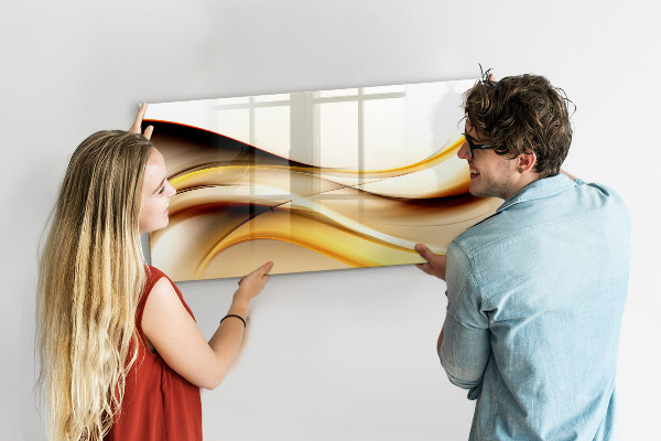 Tableau effaçable magnétique Un espace moderne pour présenter des photos
