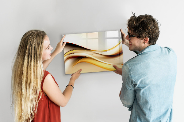 Tableau effaçable magnétique Un espace moderne pour présenter des photos