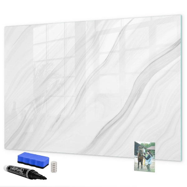 Tableau magnétique effaçable Un tableau pour présenter des souvenirs et des photos
