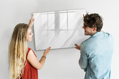 Tableau magnétique effaçable Un tableau pour présenter des souvenirs et des photos
