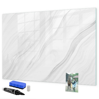 Tableau magnétique effaçable Un tableau pour présenter des souvenirs et des photos