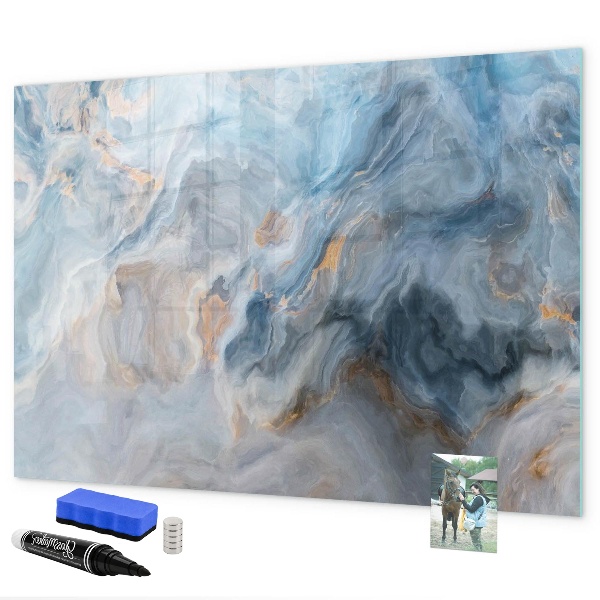 Tableau magnétique effaçable Panneau d'affichage photo moderne