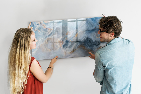 Tableau magnétique effaçable Panneau d'affichage photo moderne