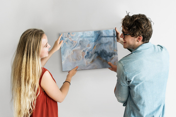 Tableau magnétique effaçable Panneau d'affichage photo moderne