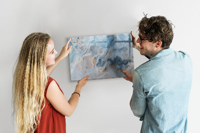 Tableau magnétique effaçable Panneau d'affichage photo moderne