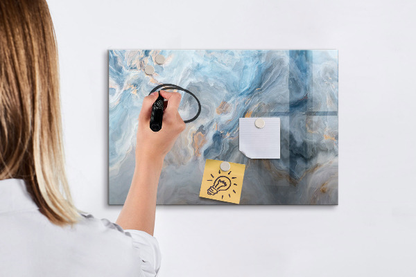 Tableau magnétique effaçable Panneau d'affichage photo moderne
