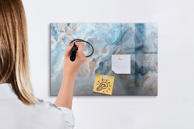 Tableau magnétique effaçable Panneau d'affichage photo moderne