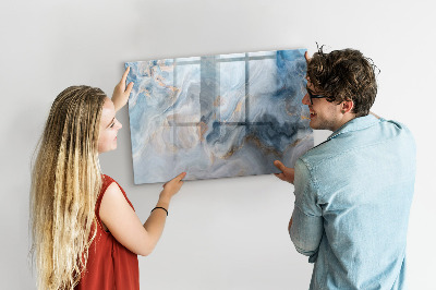 Tableau magnétique effaçable Panneau d'affichage photo moderne