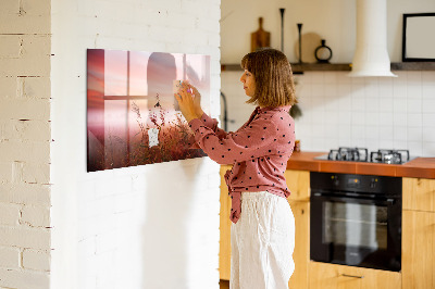 Tableau magnétique effaçable Un espace créatif pour présenter des photos