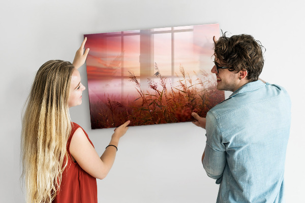 Tableau magnétique effaçable Un espace créatif pour présenter des photos