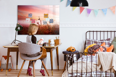 Tableau magnétique effaçable Un espace créatif pour présenter des photos