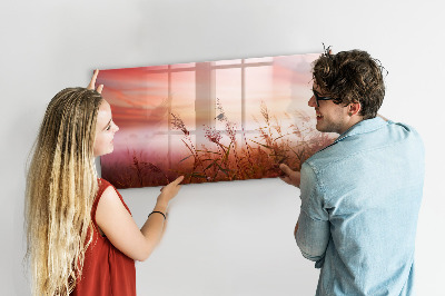 Tableau magnétique effaçable Un espace créatif pour présenter des photos