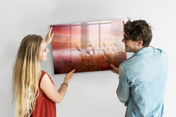Tableau magnétique effaçable Un espace créatif pour présenter des photos