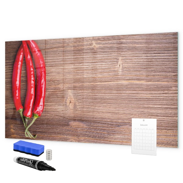 Tableau effaçable magnétique Un tableau pratique pour les notes et les photos