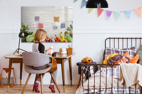 Tableau effaçable magnétique Un espace créatif pour les souvenirs et les photos