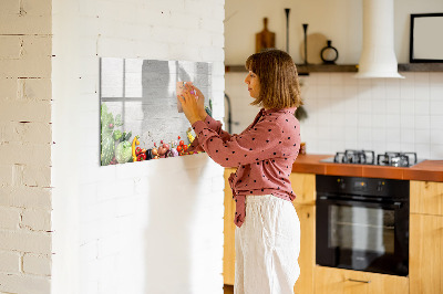 Tableau effaçable magnétique Un espace créatif pour les souvenirs et les photos